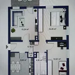 Apartment Modern 2-bedroom Near Messe 2-4 Guests *