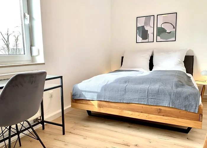 Appartement Modern 2-bedroom Near Messe 2-4 Guests Augsburg